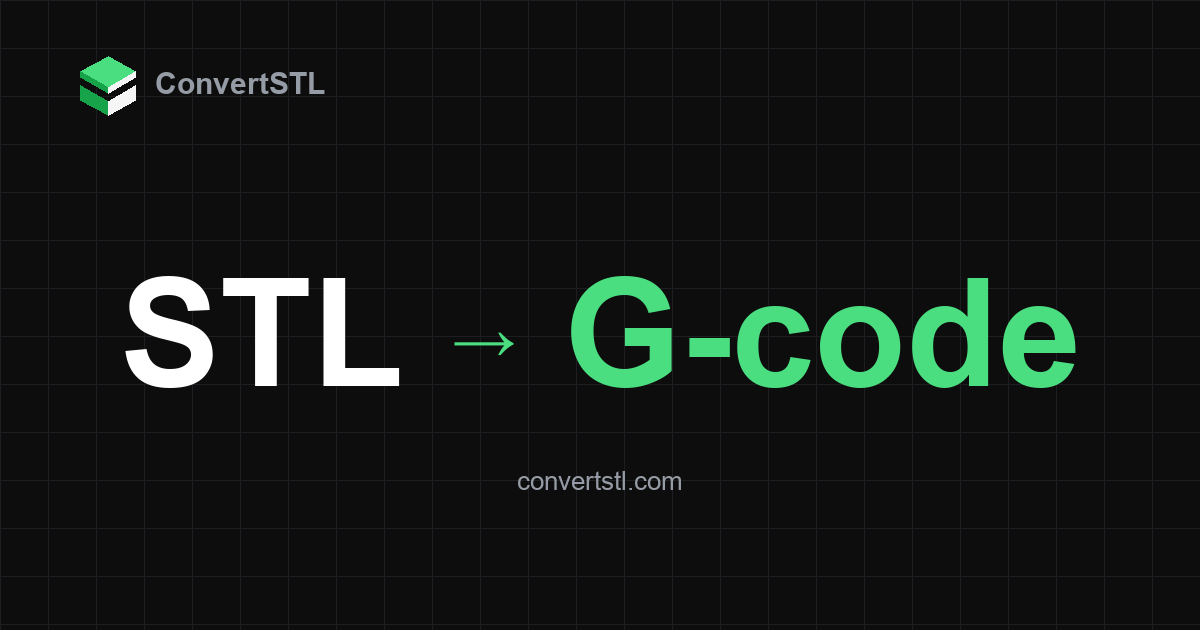 STL to G-code: It Is Not a Conversion, It Is Slicing